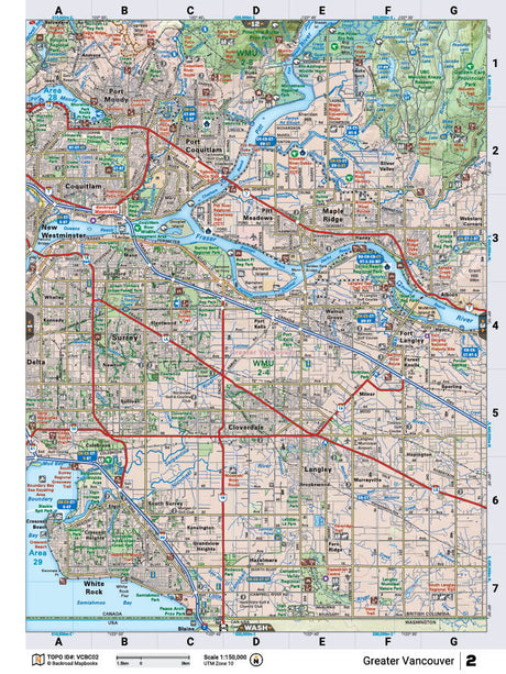 VCBC02 TOPO Map - Backroad Maps