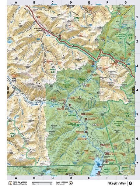 VCBC06 TOPO Map - Backroad Maps