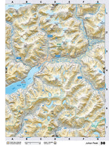 VCBC38 Wall Map - Julian Peak - Backroad Maps