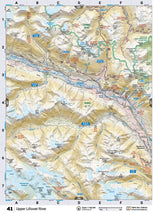 VCBC41 Wall Map - Upper Lillooet River - Backroad Maps