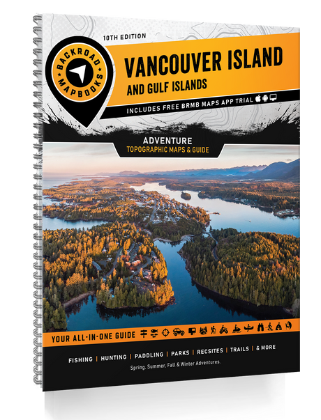 Vancouver Island BC - Recreation Map & Mapbook Bundle