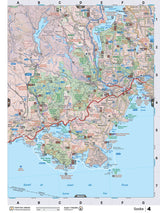VIBC04 Wall Map - Sooke - Backroad Maps