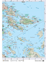 VIBC12 Wall Map - Saturna Island - Backroad Maps
