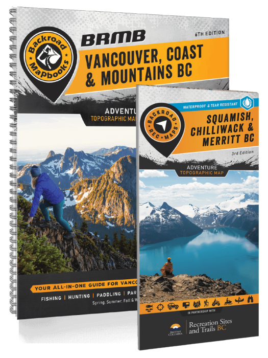 Vancouver, Coast & Mountains BC - Recreation Map & Mapbook Bundle - Backroad Maps