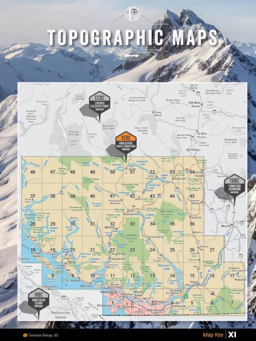 Vancouver, Coast & Mountains BC - Recreation Map & Mapbook Bundle - Backroad Maps