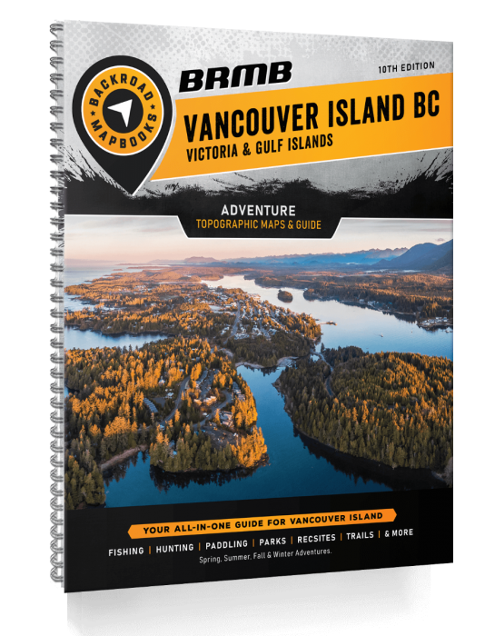 Vancouver Island BC - Recreation Map & Mapbook Bundle - Backroad Maps