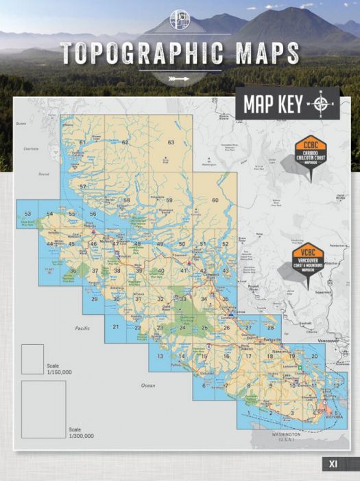 Vancouver Island BC - Recreation Map & Mapbook Bundle - Backroad Maps