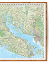 Vancouver Island, BC - Wall Map - Backroad Maps