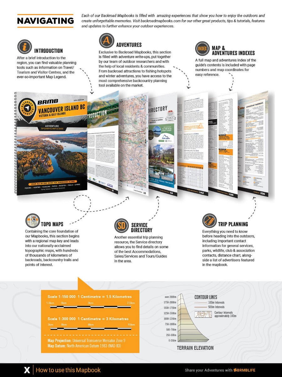 Vancouver Island BC Backroad Mapbook
