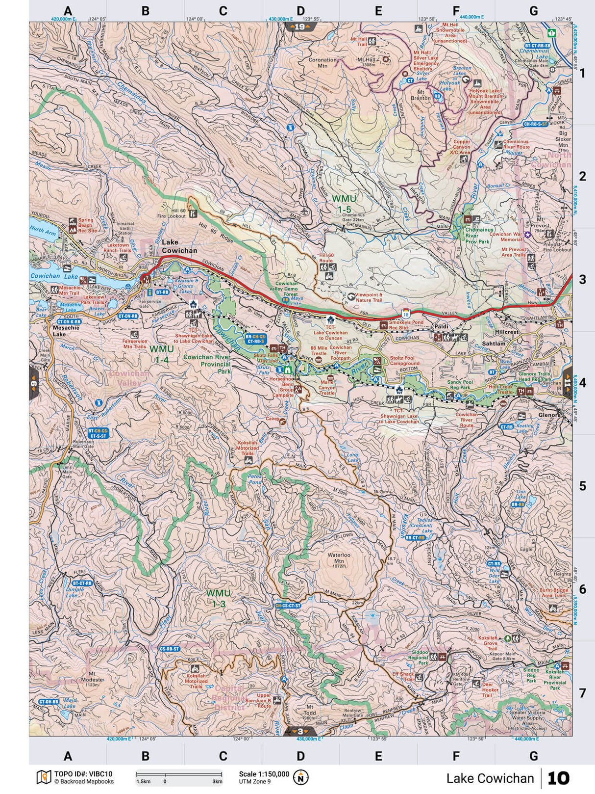 Vancouver Island BC Backroad Mapbook - Backroad Maps