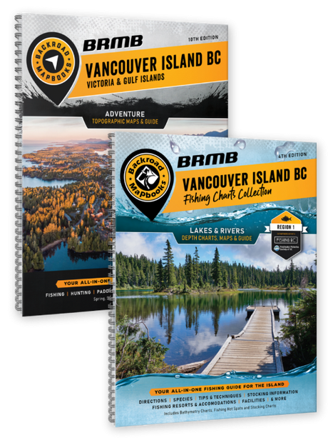 Vancouver Island BC Fishing & Backroad Mapbook Bundle - Backroad Maps