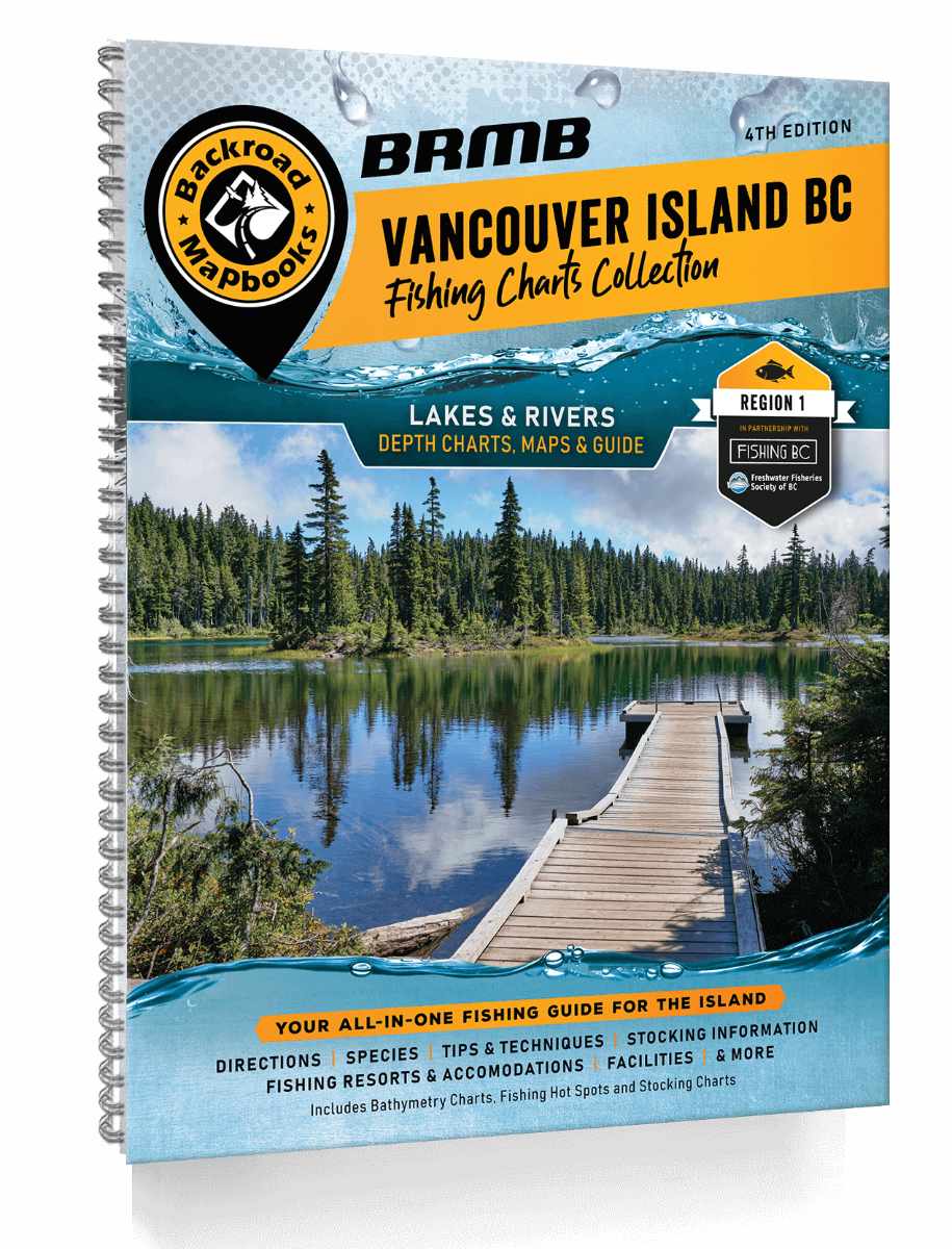 Vancouver Island BC Fishing Mapbook - Backroad Maps