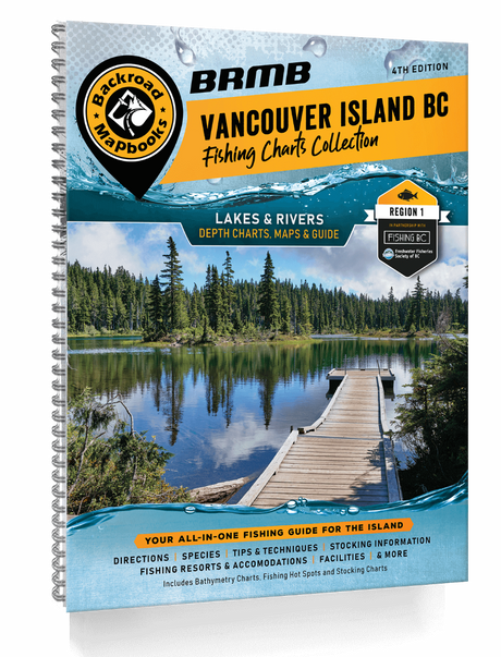 Vancouver Island BC Fishing Mapbook - Backroad Maps