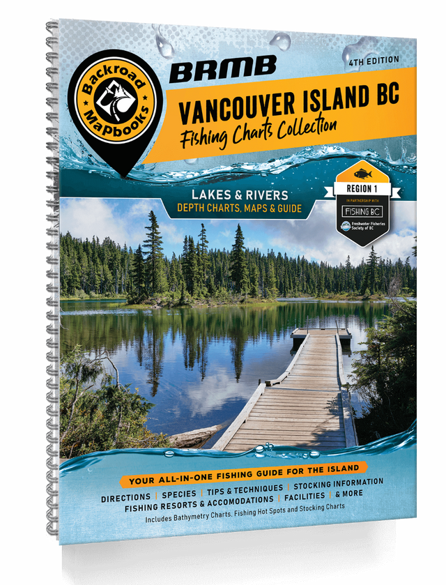 Vancouver Island BC Fishing Mapbook - Backroad Maps