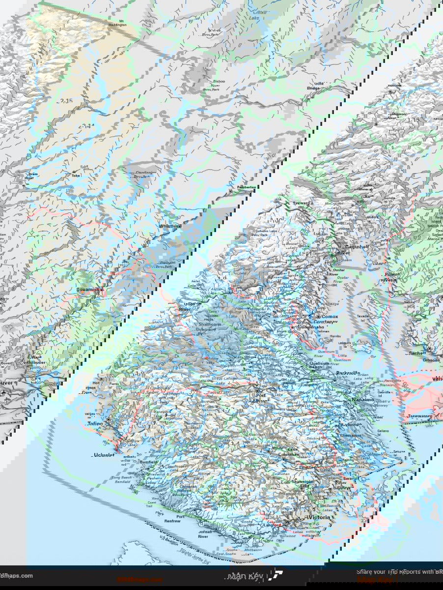 Vancouver Island BC Fishing Mapbook - Backroad Maps