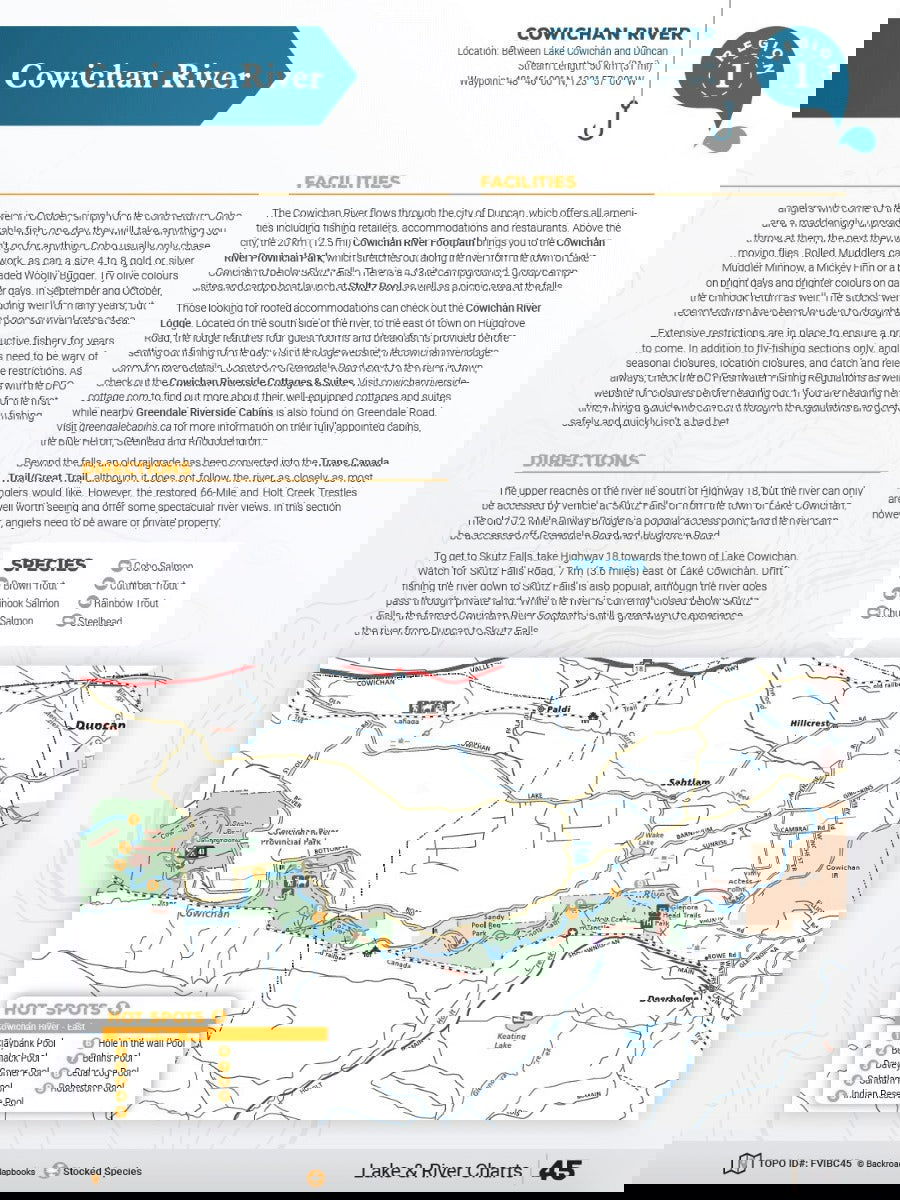 Vancouver Island BC Fishing Mapbook - Backroad Maps