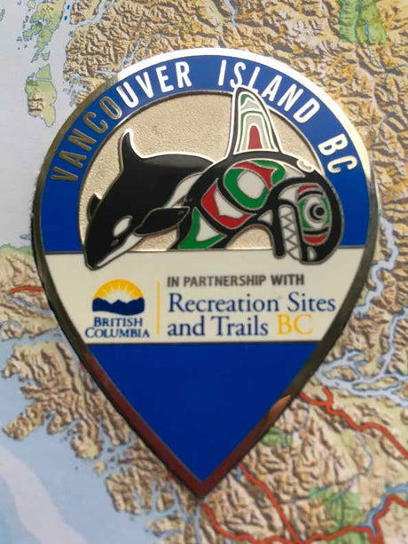 Vancouver Island BC Geocoin - Backroad Maps