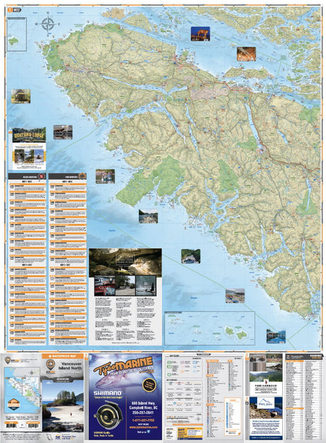 Vancouver Island North BC - Recreation Map - Backroad Maps