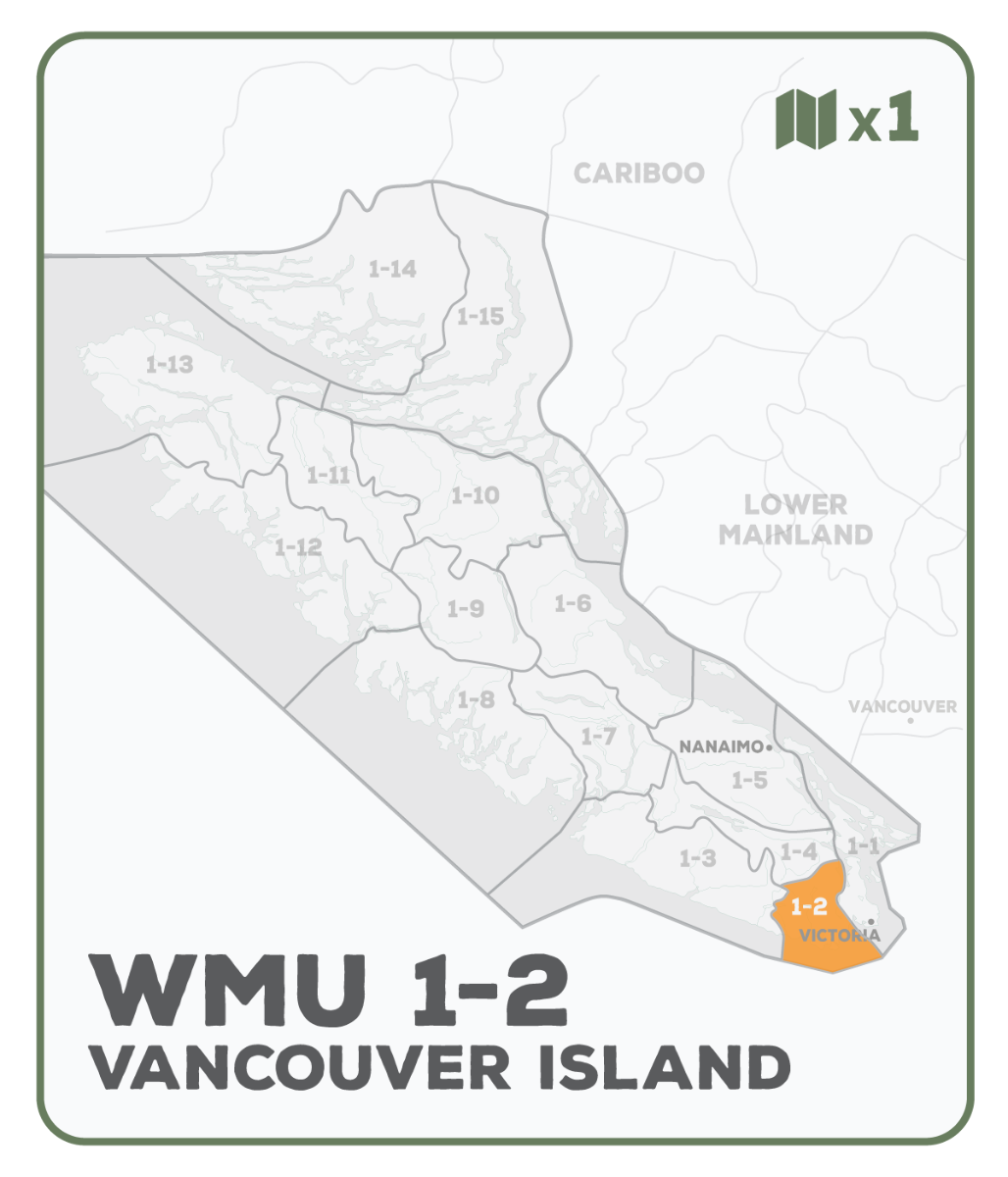 WMU 1-2 Hunting Topo BC - Backroad Maps