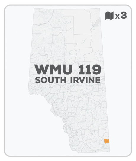 WMU 119 Hunting Bundle - South Irvine Alberta (3 maps) - Hunting Bundle