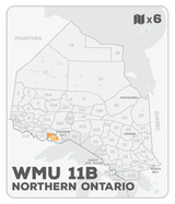 WMU 11B Hunting Bundle - Northern Ontario (6 maps) - Hunting Bundle