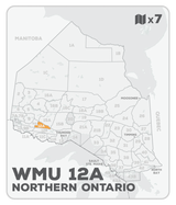 WMU 12A Hunting Bundle - Northern Ontario (7 maps) - Hunting Bundle