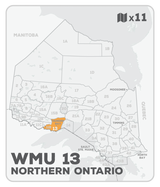 WMU 13 Hunting Bundle - Northern Ontario (11 maps) - Hunting Bundle