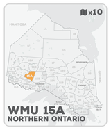 WMU 15A Hunting Bundle - Northern Ontario (10 maps) - Hunting Bundle