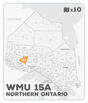 WMU 15A Hunting Bundle - Northern Ontario (10 maps) - Hunting Bundle