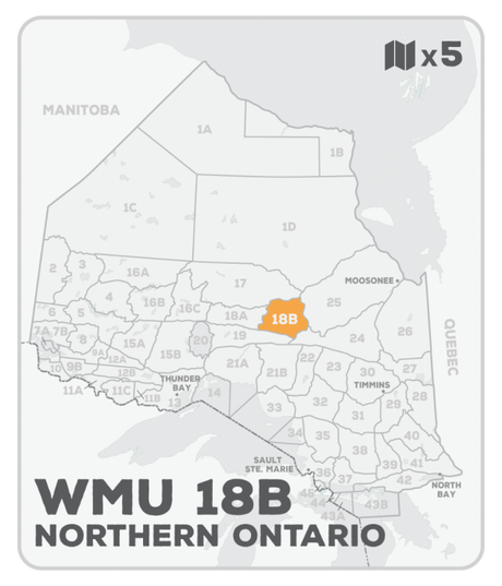 WMU 18B Hunting Bundle - Northern Ontario (5 maps) - Hunting Bundle