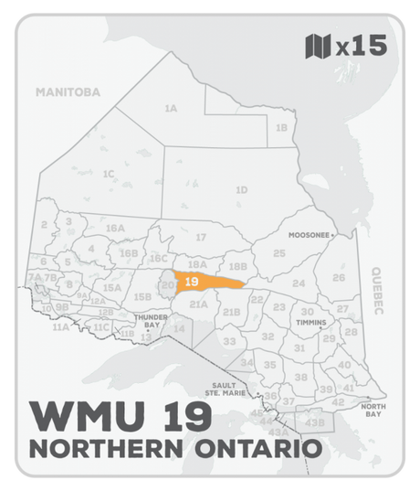 WMU 19 Hunting Bundle - Northern Ontario (15 maps) - Hunting Bundle