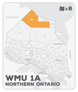 WMU 1A Ontario Hunting Bundle - Northern Ontario (8 maps) - Hunting Bundle