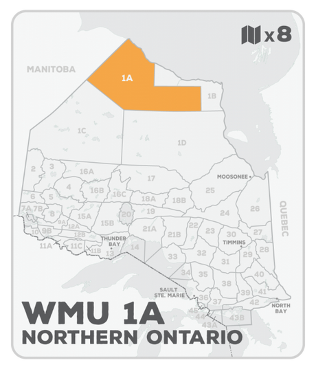 WMU 1A Ontario Hunting Bundle - Northern Ontario (8 maps) - Hunting Bundle