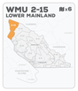 WMU 2-15 Hunting Bundle - Lower Mainland Region BC (6 maps) - Hunting Bundle