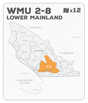 WMU 2-8 Hunting Bundle - Lower Mainland Region BC (12 maps) - Hunting Bundle