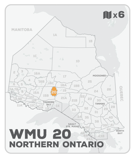 WMU 20 Hunting Bundle - Northern Ontario (6 maps) - Hunting Bundle