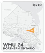 WMU 24 Hunting Bundle - Northern Ontario (19 maps) - Hunting Bundle