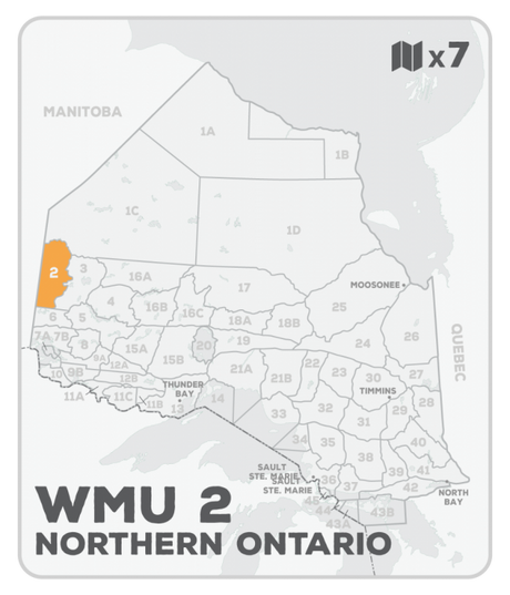 WMU 2 Hunting Bundle - Northern Ontario (7 maps) - Hunting Bundle