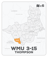 WMU 3-15 Hunting Bundle - Thompson Region BC (6 maps) - Hunting Bundle