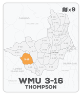 WMU 3-16 Hunting Bundle - Thompson Region BC (9 maps) - Hunting Bundle