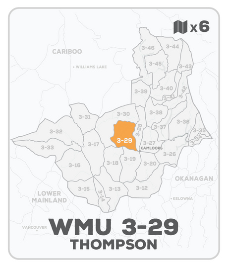 WMU 3-29 Hunting Bundle - Thompson Region BC (6 maps) - Hunting Bundle