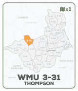 WMU 3-31 Thompson Region - Hunting Topo BC - Backroad Maps