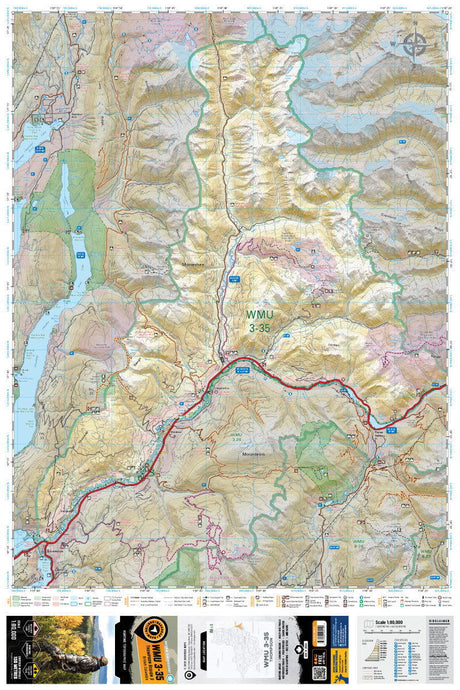 WMU 3-35 Thompson Region - Hunting Topo BC - Backroad Maps