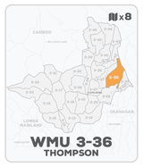 WMU 3-36 Hunting Bundle - Thompson Region BC (8 maps) - Hunting Bundle
