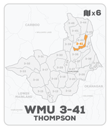 WMU 3-41 Hunting Bundle - Thompson Region BC (6 maps) - Hunting Bundle