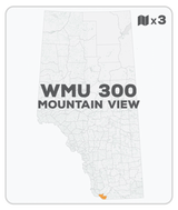 WMU 300 Hunting Bundle - Mountain View Alberta (3 maps) - Hunting Bundle