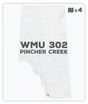 WMU 302 Hunting Bundle - Pincher Creek Alberta (4 maps) - Hunting Bundle