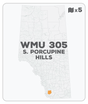 WMU 305 Hunting Bundle - South Porcupine Hills Alberta (5 maps) - Hunting Bundle