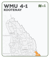 WMU 4-1 Kootenay Region - Hunting Topo BC - Backroad Maps