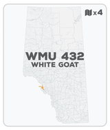 WMU 432 Hunting Bundle - White Goat Alberta (4 maps) - Hunting Bundle